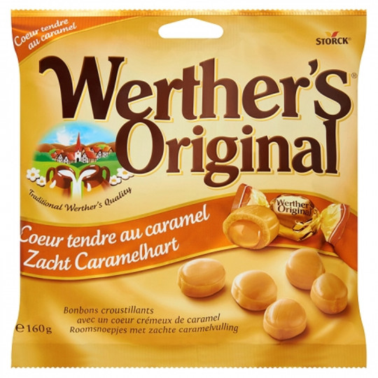 Bonbons caramel coeur tendre WERTHER'S