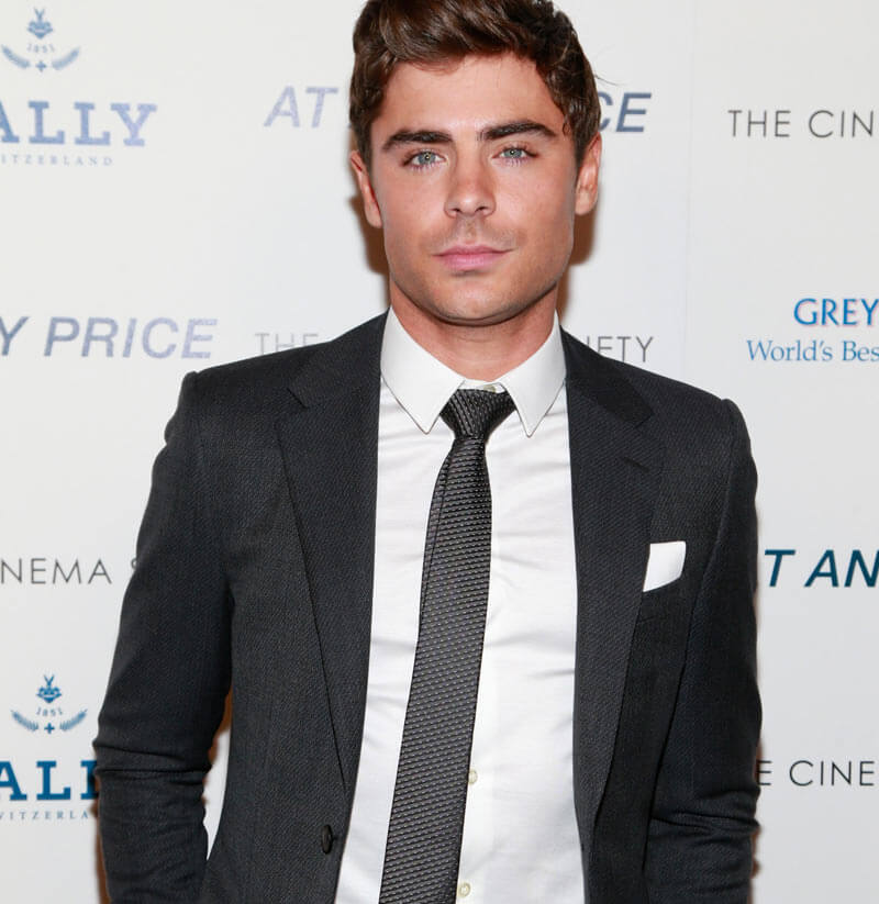 zac efron cravate