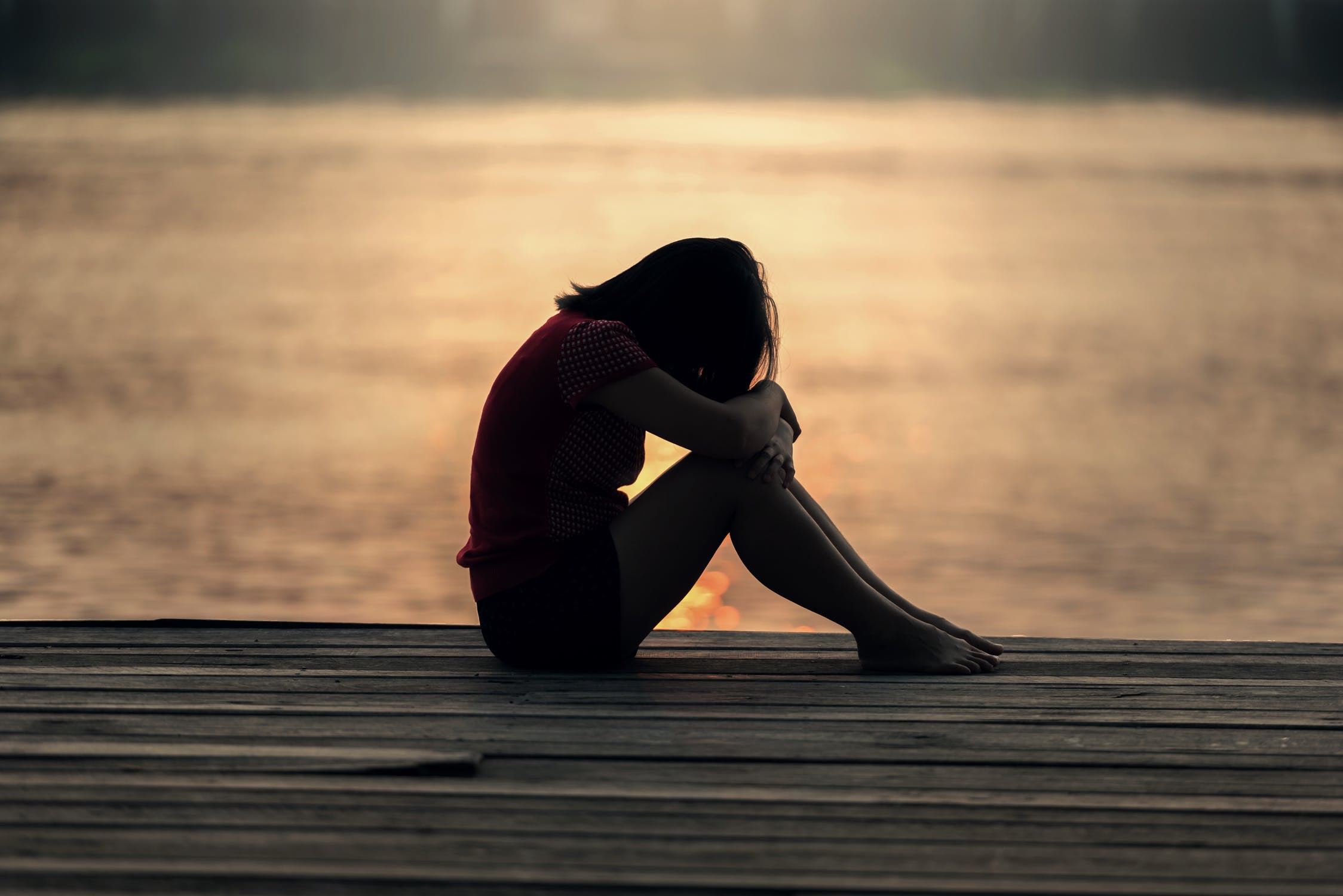 fille triste